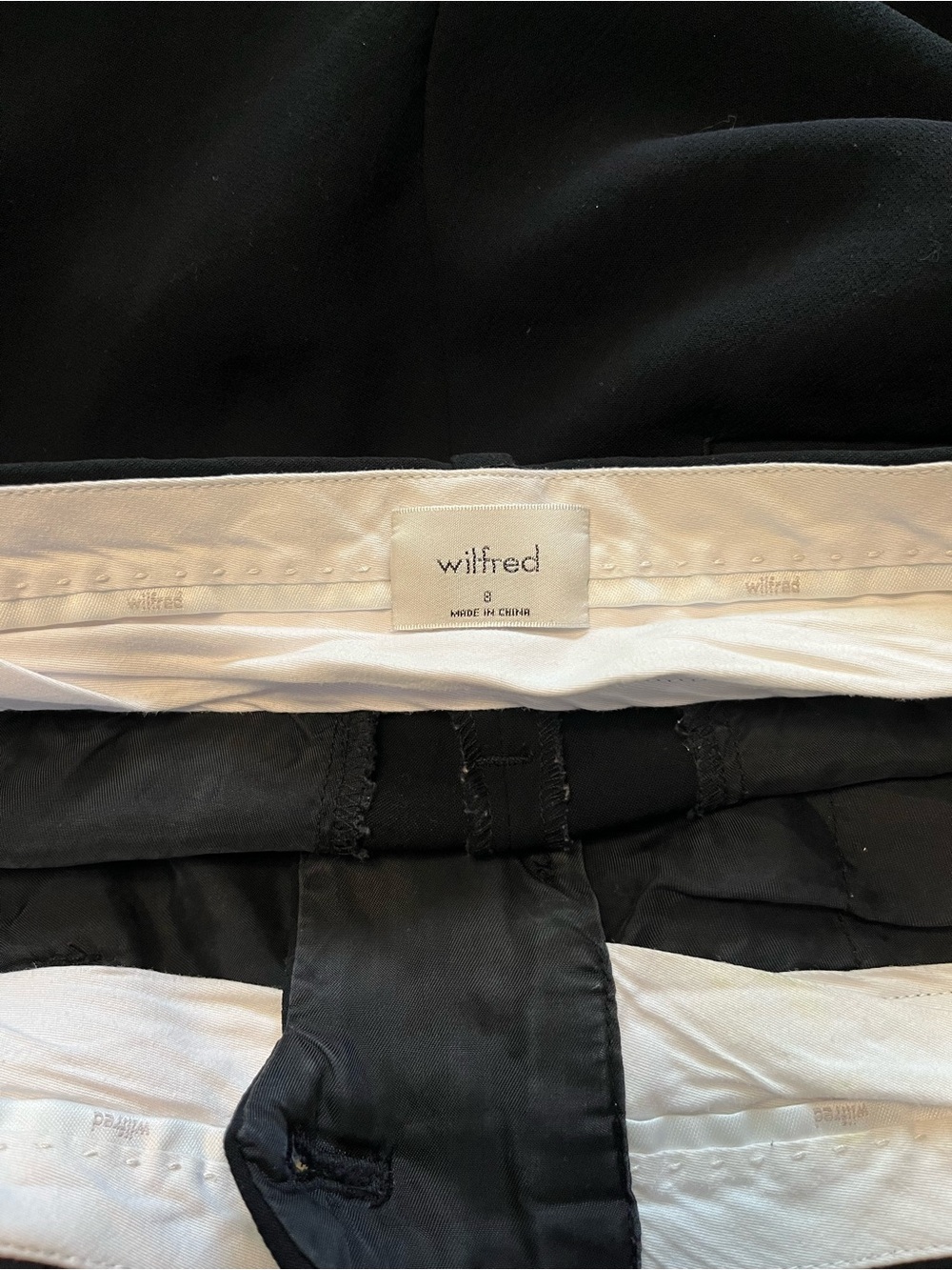 Wilfred Aritzia Black Effortless Pants - Picture 9 of 14